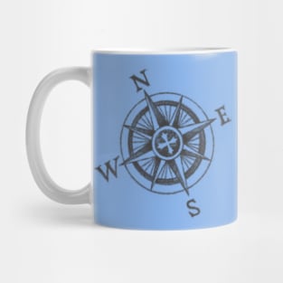 Compass Rose Cross Design Mug